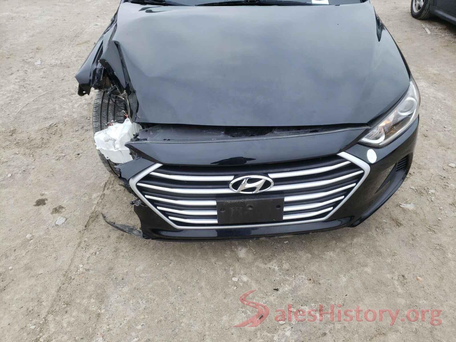 KMHD84LFXJU525106 2018 HYUNDAI ELANTRA