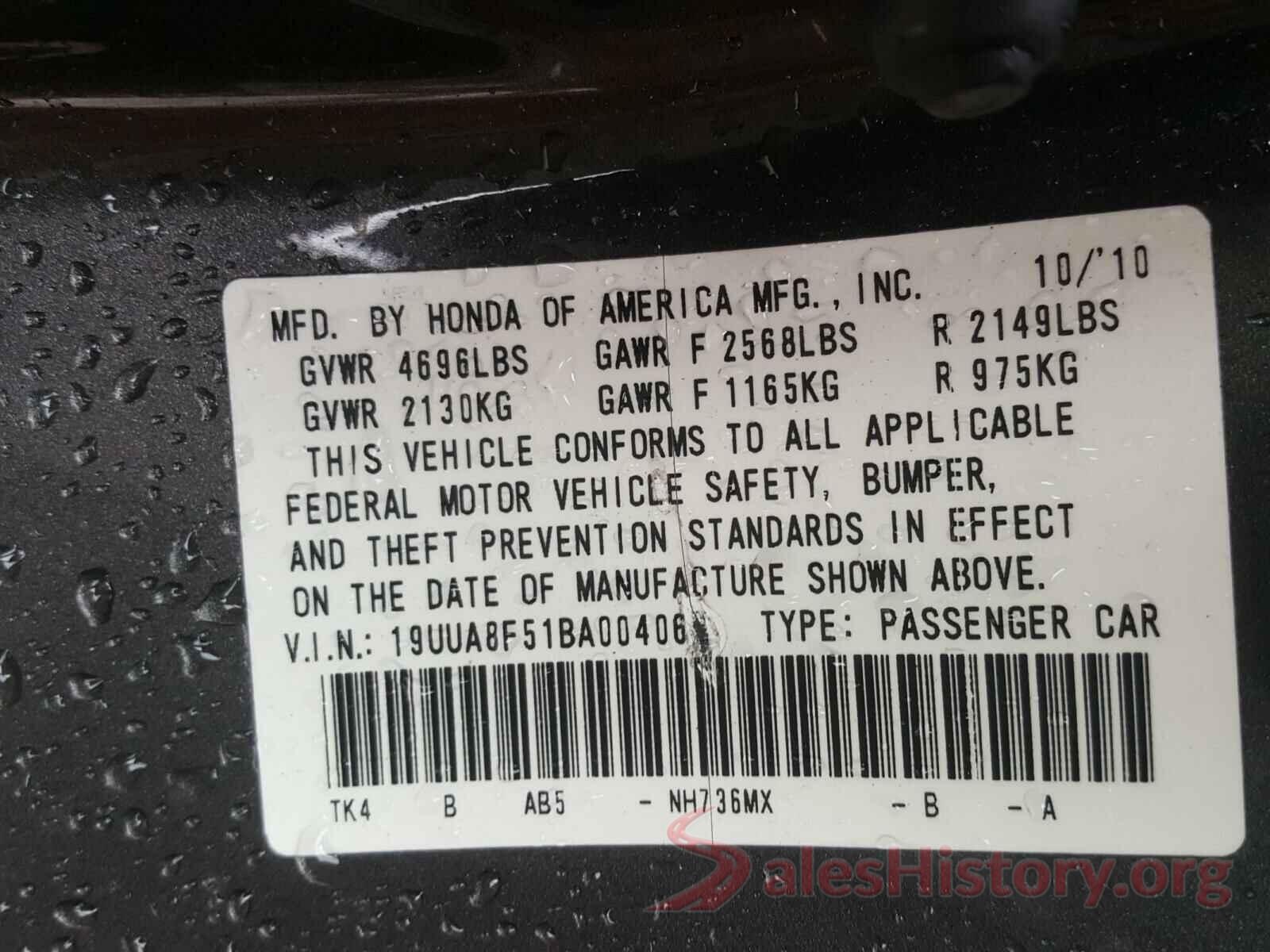 2C3CDZAG6GH119344 2011 ACURA TL