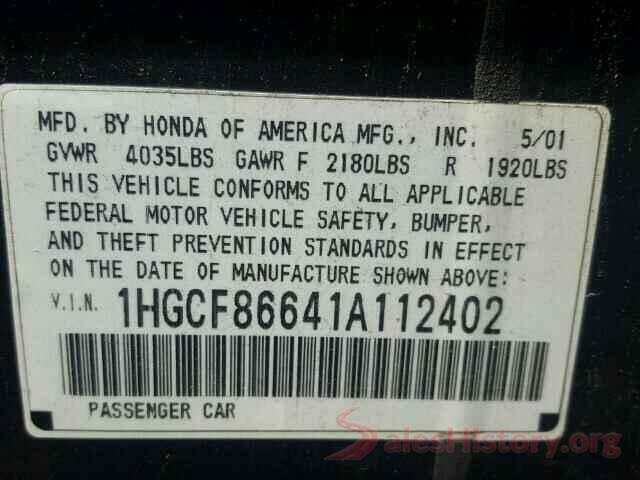 2HGFC2F53JH580682 2001 HONDA ACCORD