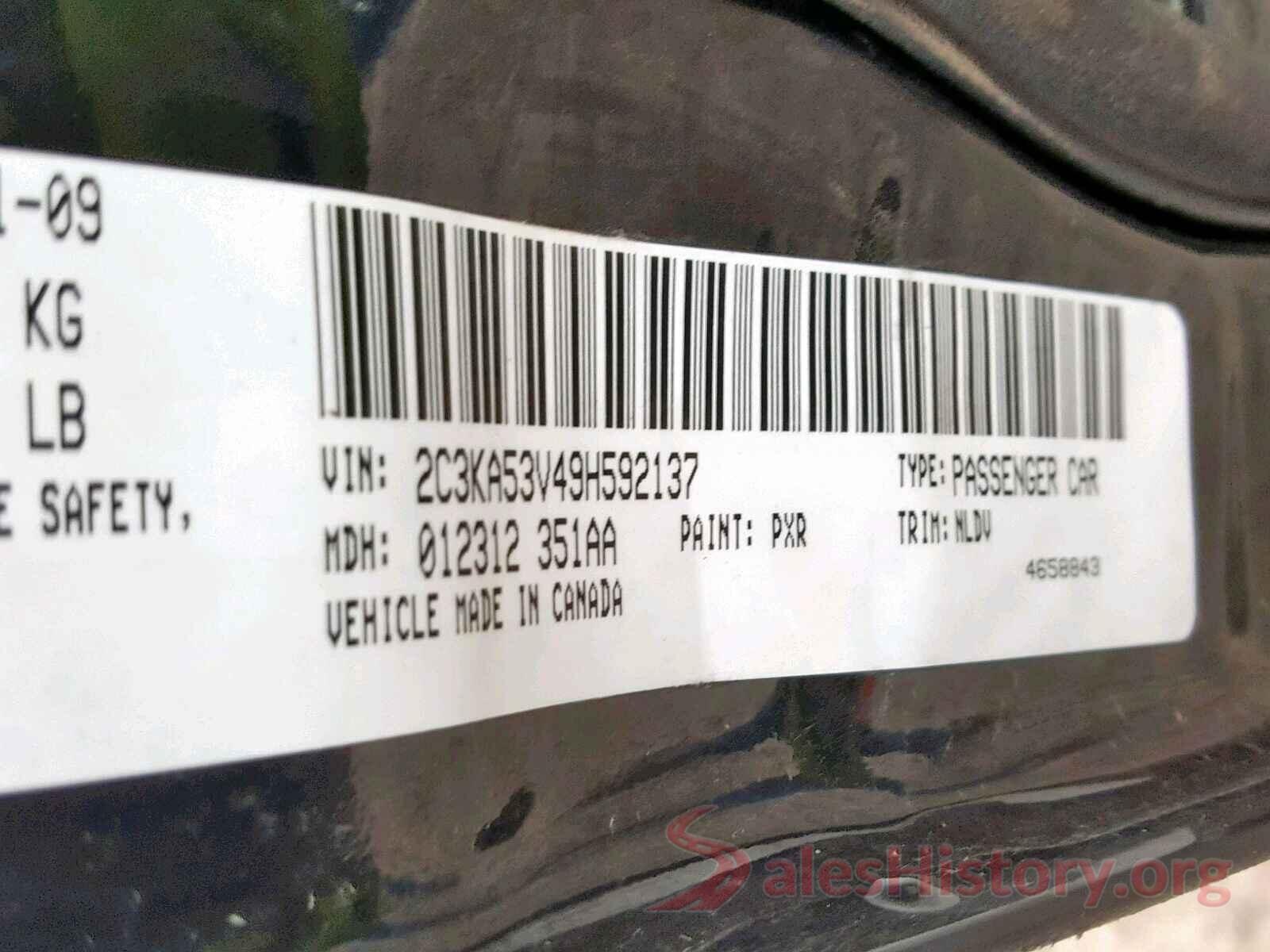 5FNYF6H28MB016822 2009 CHRYSLER 300