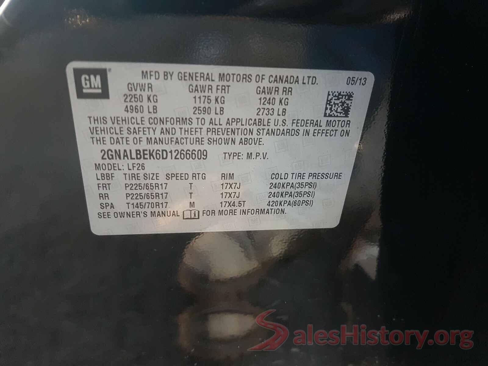 KMHRC8A33LU024548 2013 CHEVROLET EQUINOX