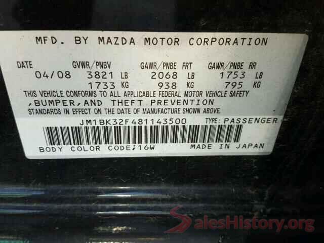 3N6CM0KN3LK700308 2008 MAZDA 3