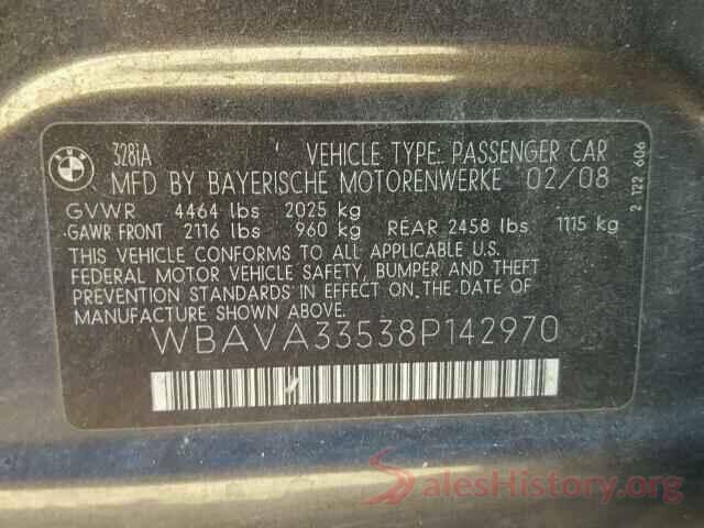 5FNYF5H32LB027803 2008 BMW 3 SERIES