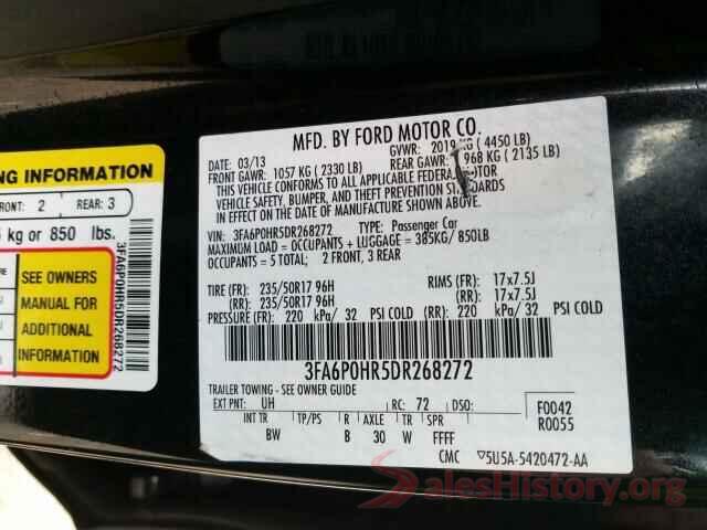 1N6AD0FR9JN750450 2013 FORD FUSION