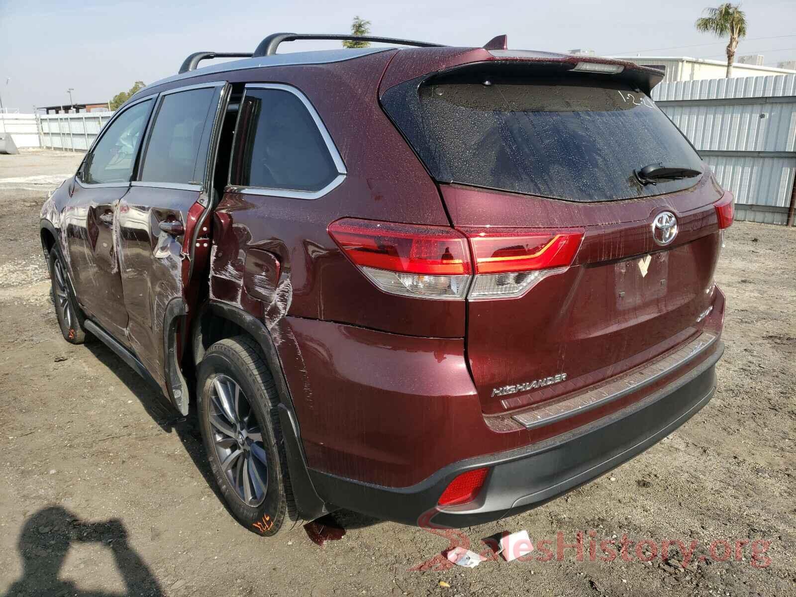 5TDJZRFH5HS443586 2017 TOYOTA HIGHLANDER