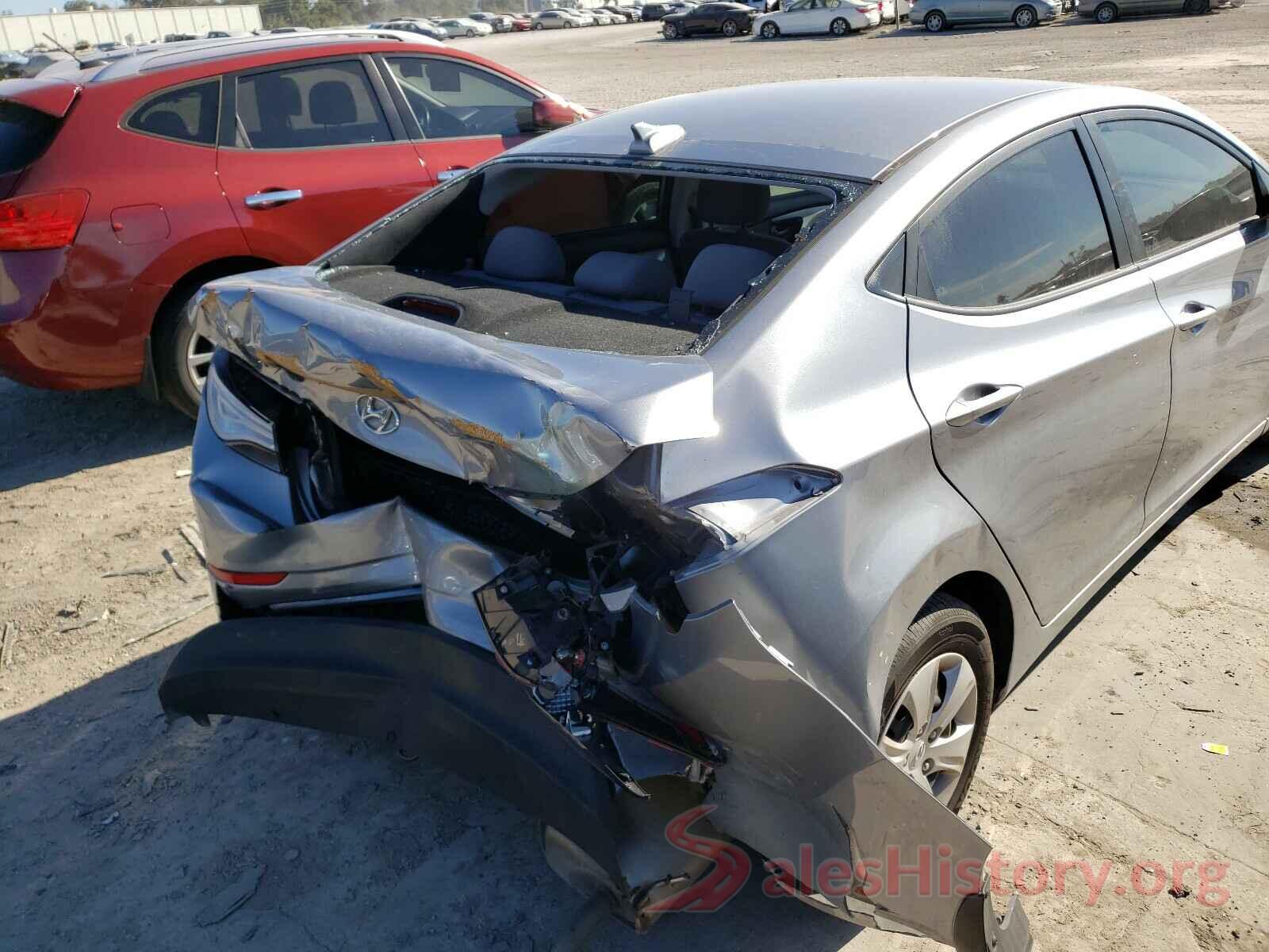 5NPDH4AE4GH744886 2016 HYUNDAI ELANTRA