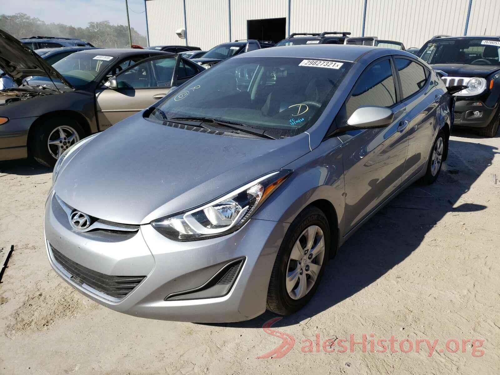 5NPDH4AE4GH744886 2016 HYUNDAI ELANTRA