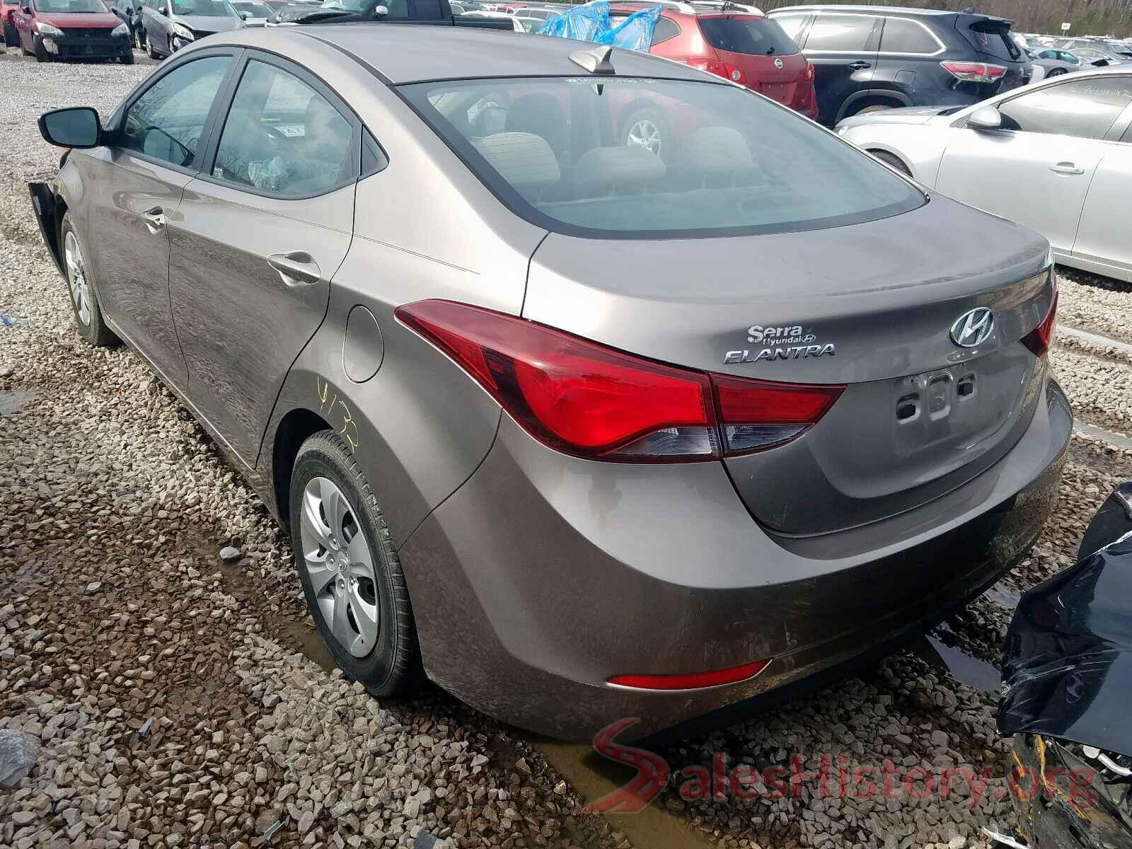 2T1BURHE0KC218644 2016 HYUNDAI ELANTRA