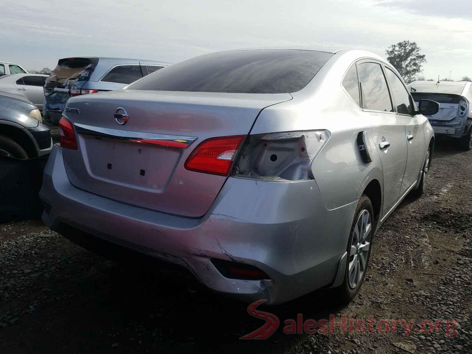 3N1AB7AP7KY254447 2019 NISSAN SENTRA