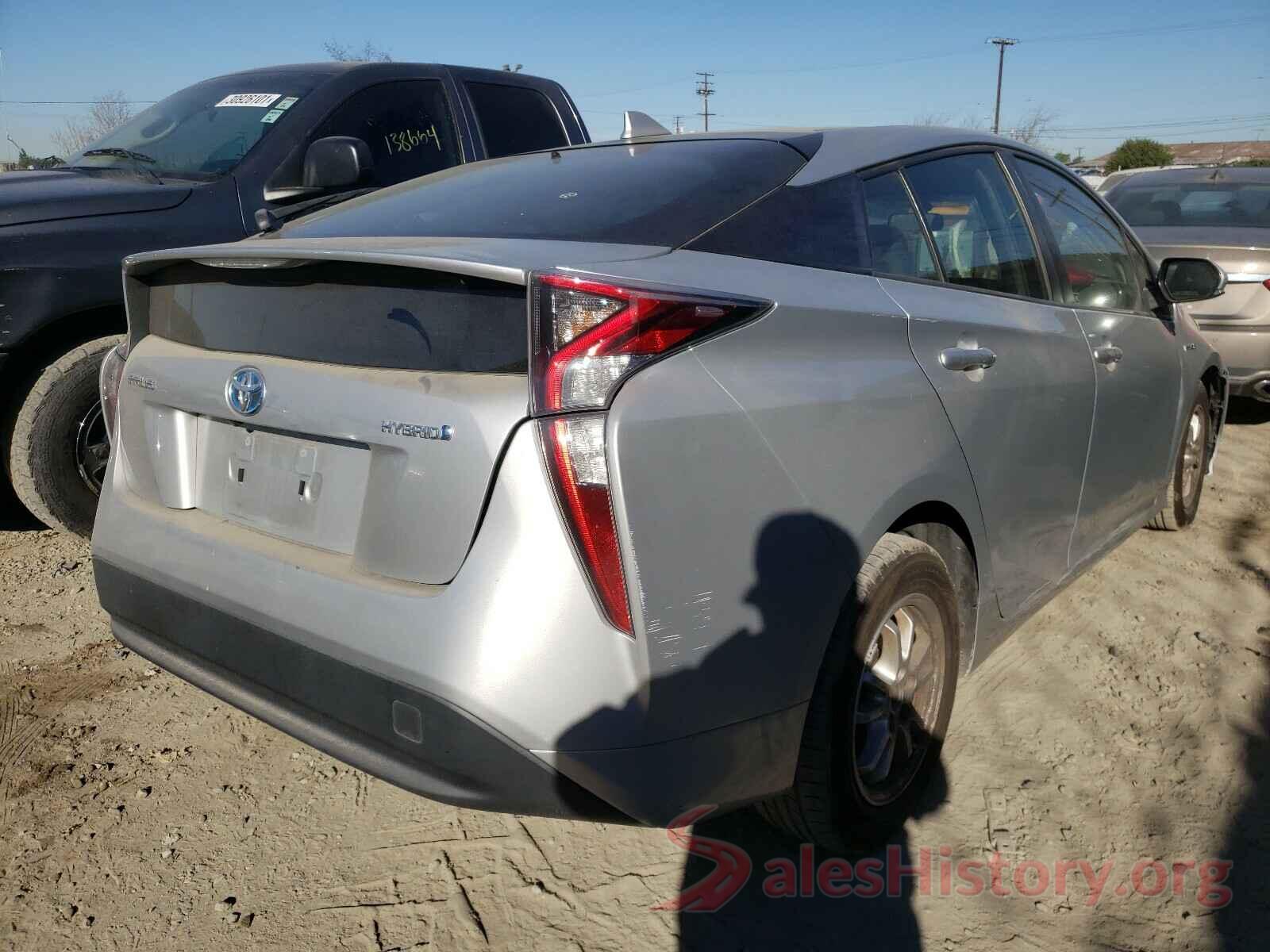 JTDKBRFU2G3011866 2016 TOYOTA PRIUS