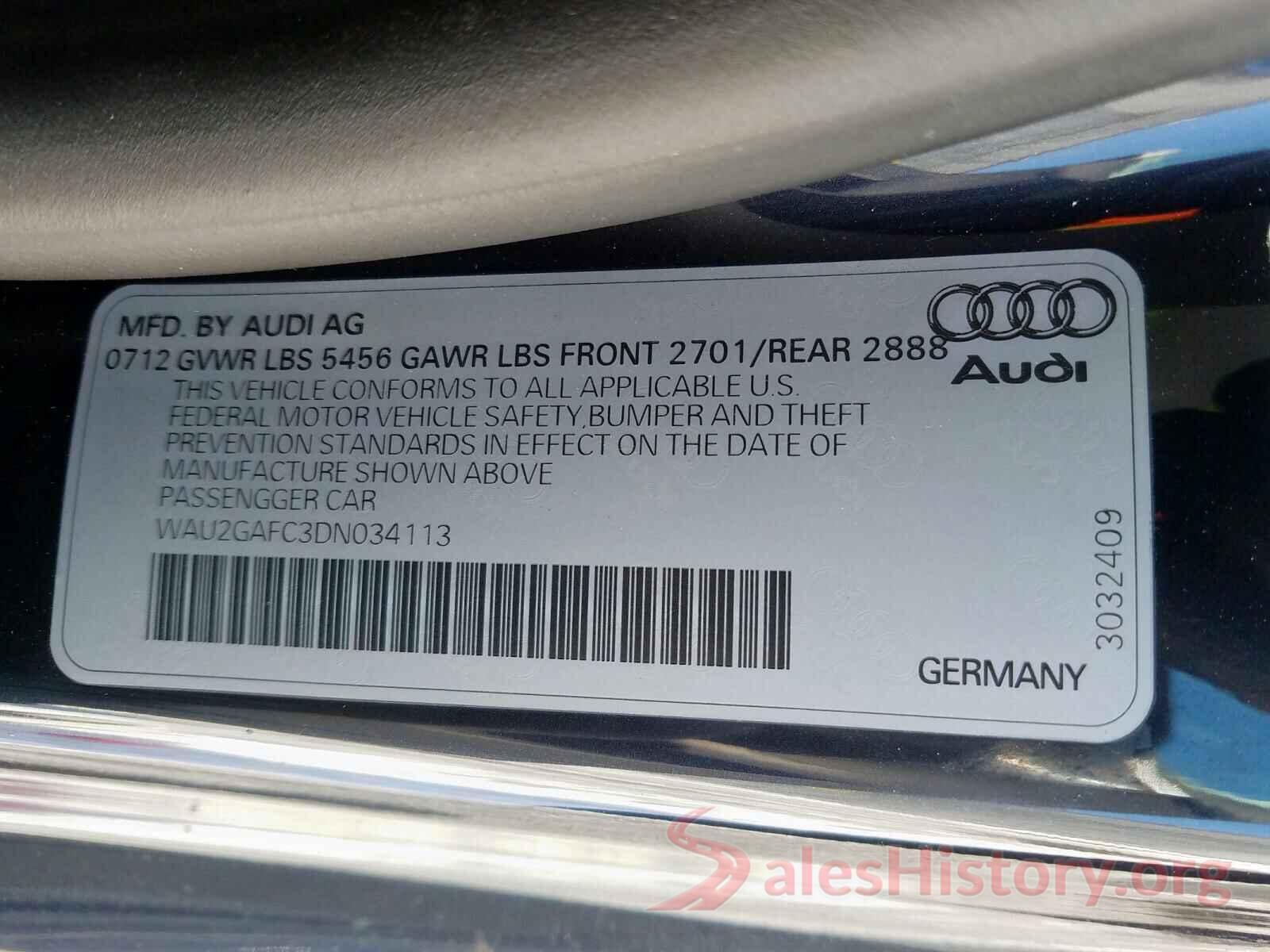 2T1BURHE3HC936407 2013 AUDI A7