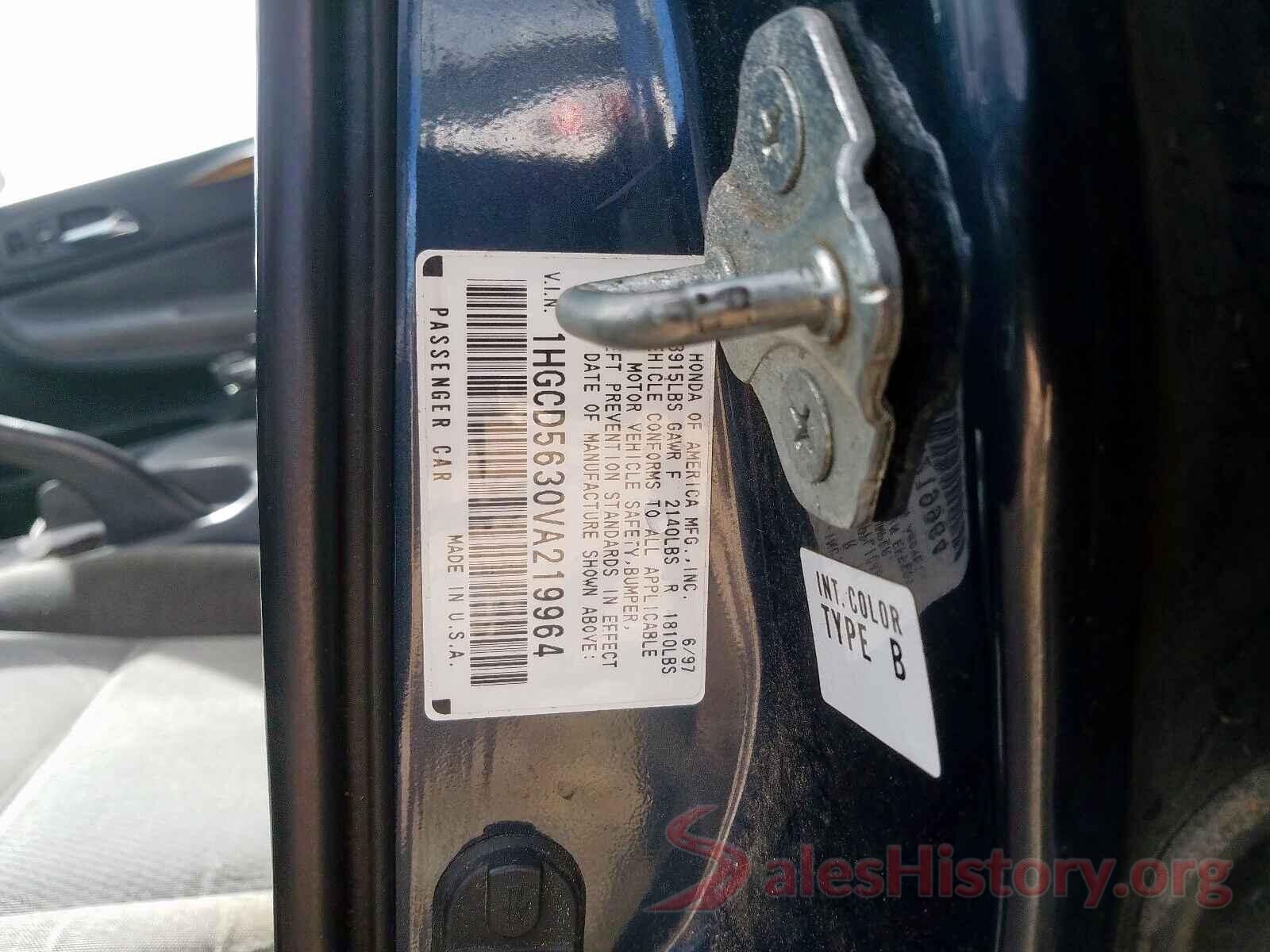 1HGCV2F34KA020469 1997 HONDA ACCORD