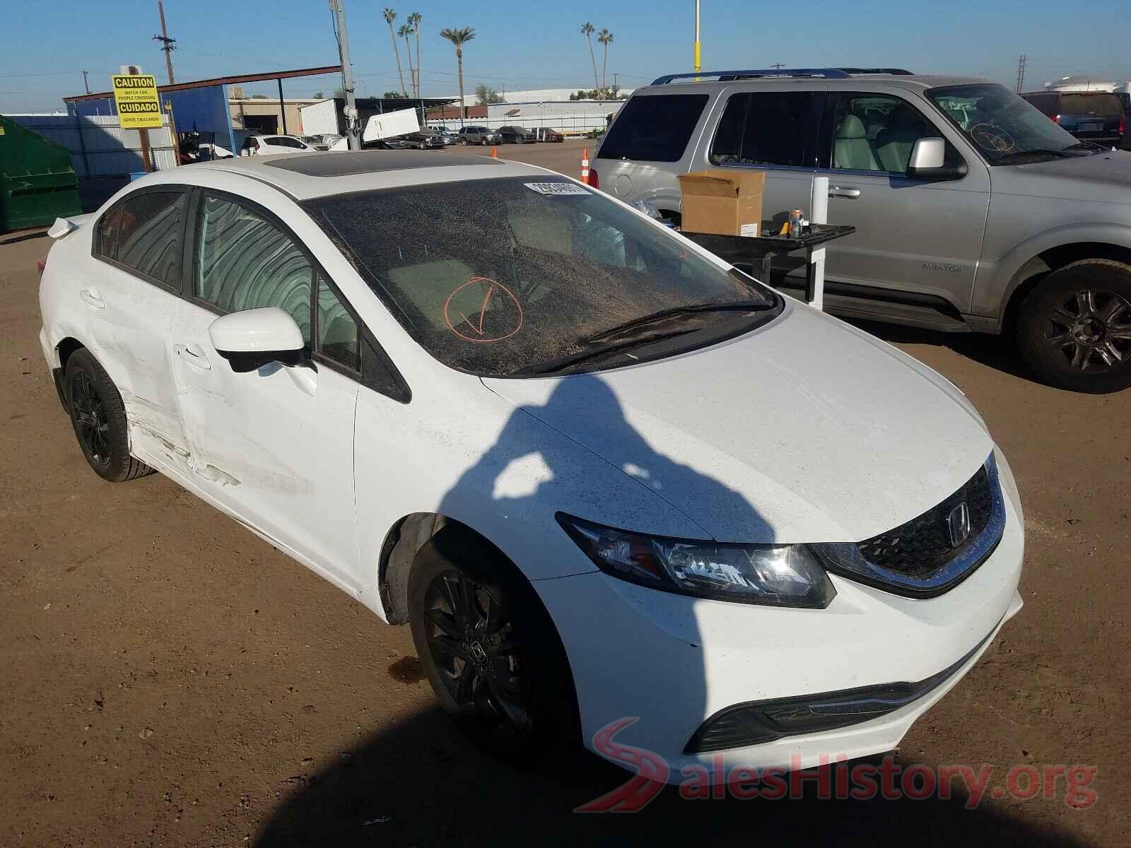 2T3WFREV8JW500938 2014 HONDA CIVIC