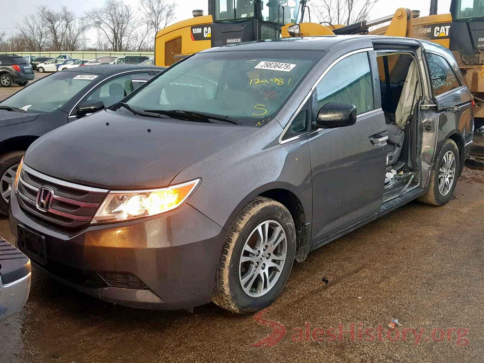 1C4RJEAG4JC208802 2012 HONDA ODYSSEY EX