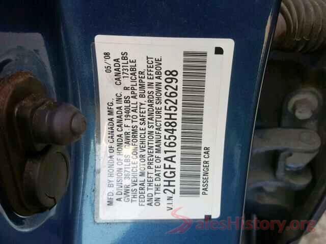 19XFC2F64LE006291 2008 HONDA CIVIC LX