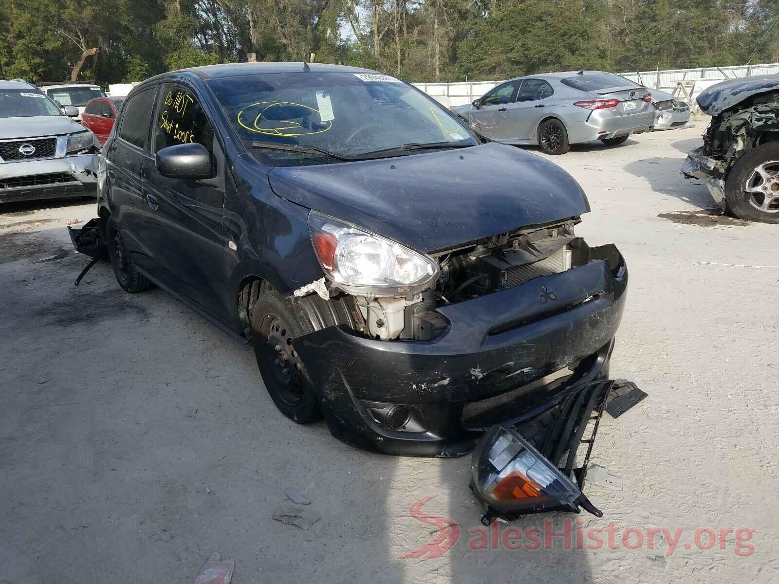 KNMAT2MV5GP629395 2014 MITSUBISHI MIRAGE