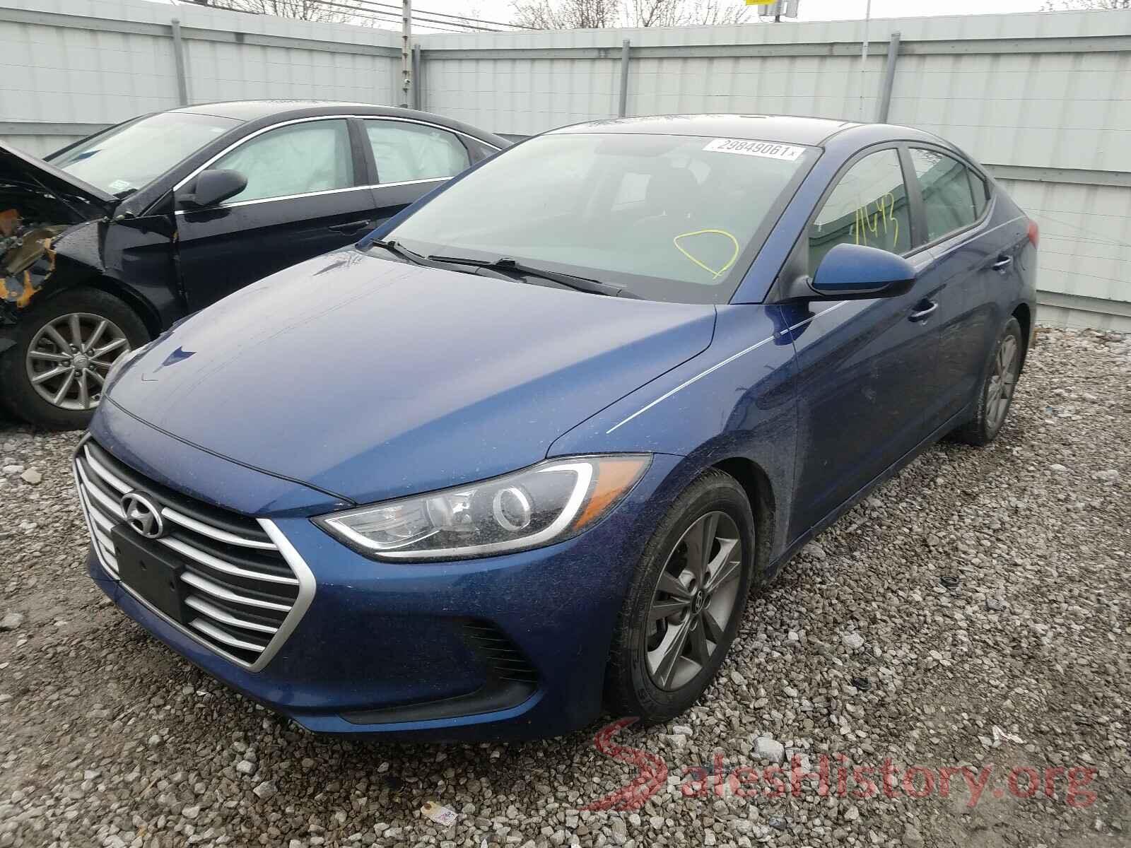 5NPD84LF7JH304464 2018 HYUNDAI ELANTRA