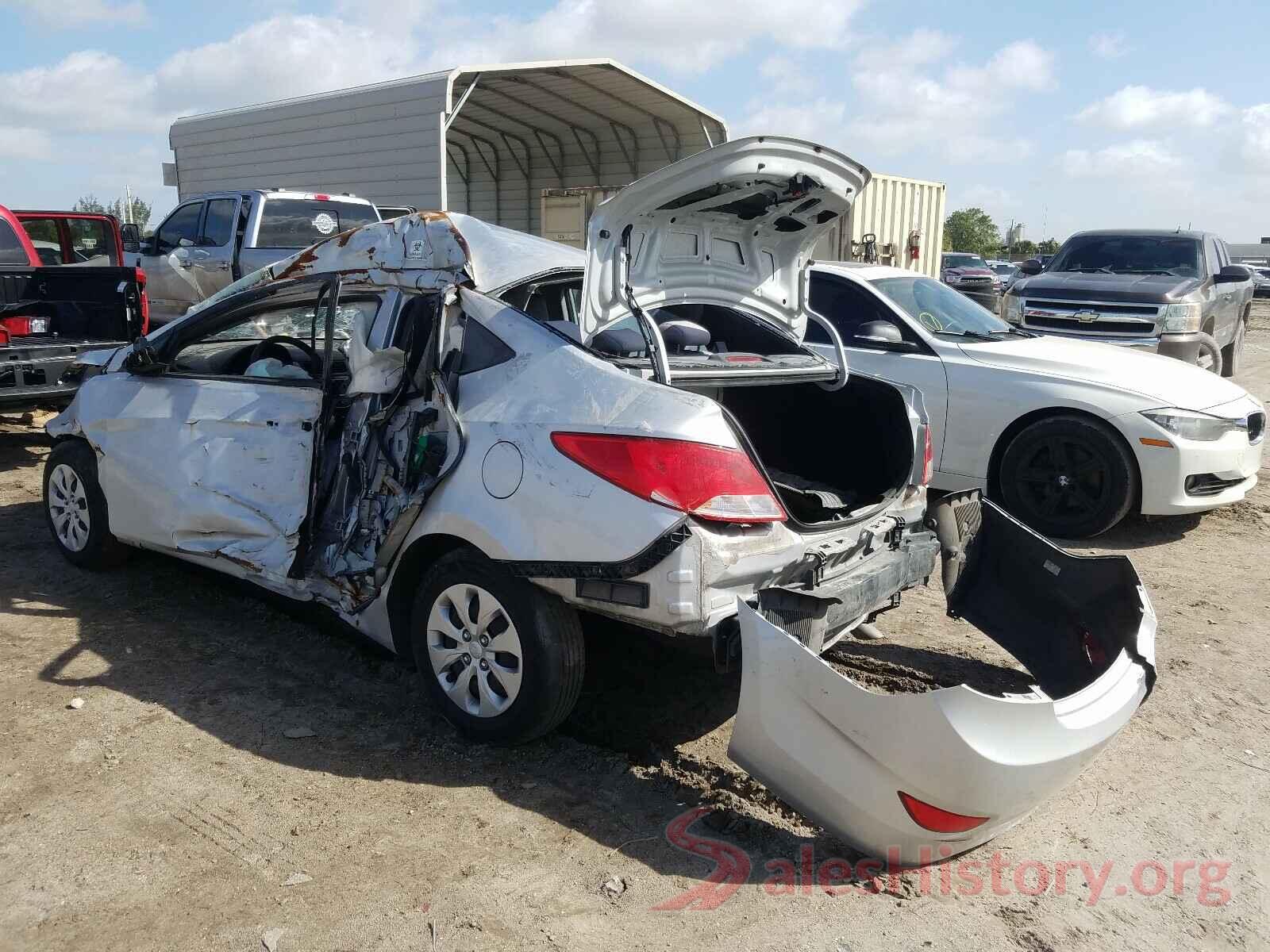 KMHCT4AE3GU969389 2016 HYUNDAI ACCENT