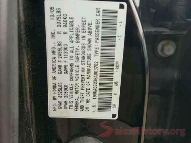 1G1BE5SM8H7255112 2006 ACURA 3.2 TL