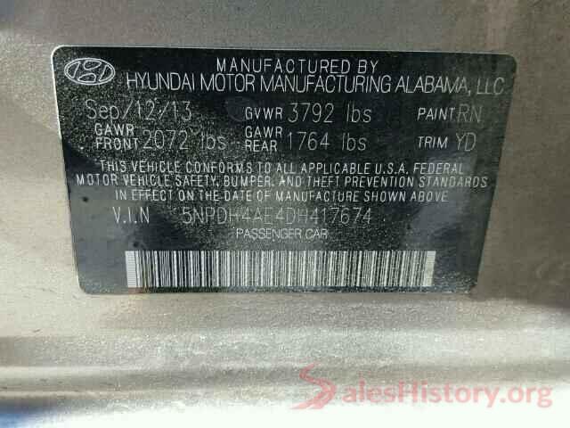 5TFRX5GN7GX052924 2013 HYUNDAI ELANTRA