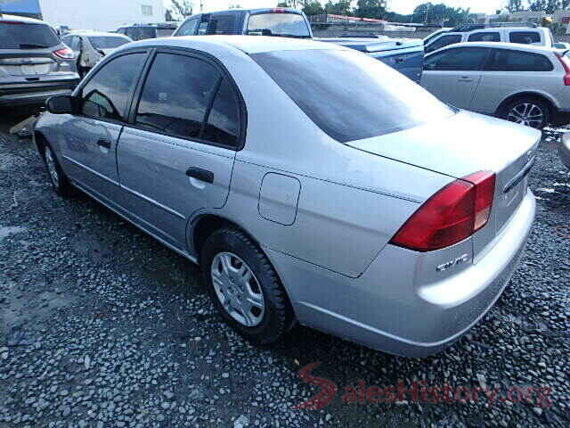 3CZRU5H16LM701367 2001 HONDA CIVIC