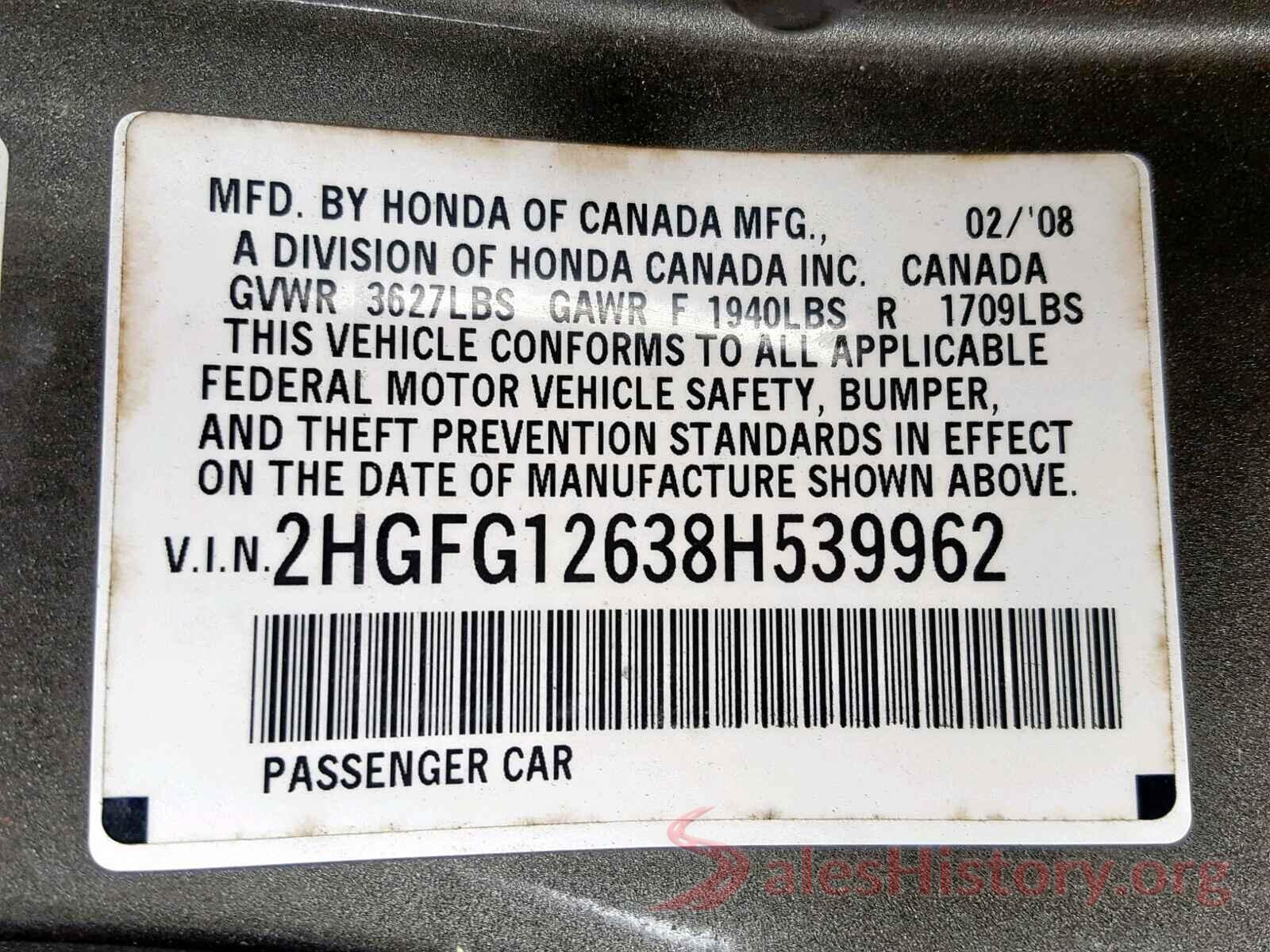 3HGGK5H65LM710027 2008 HONDA CIVIC LX