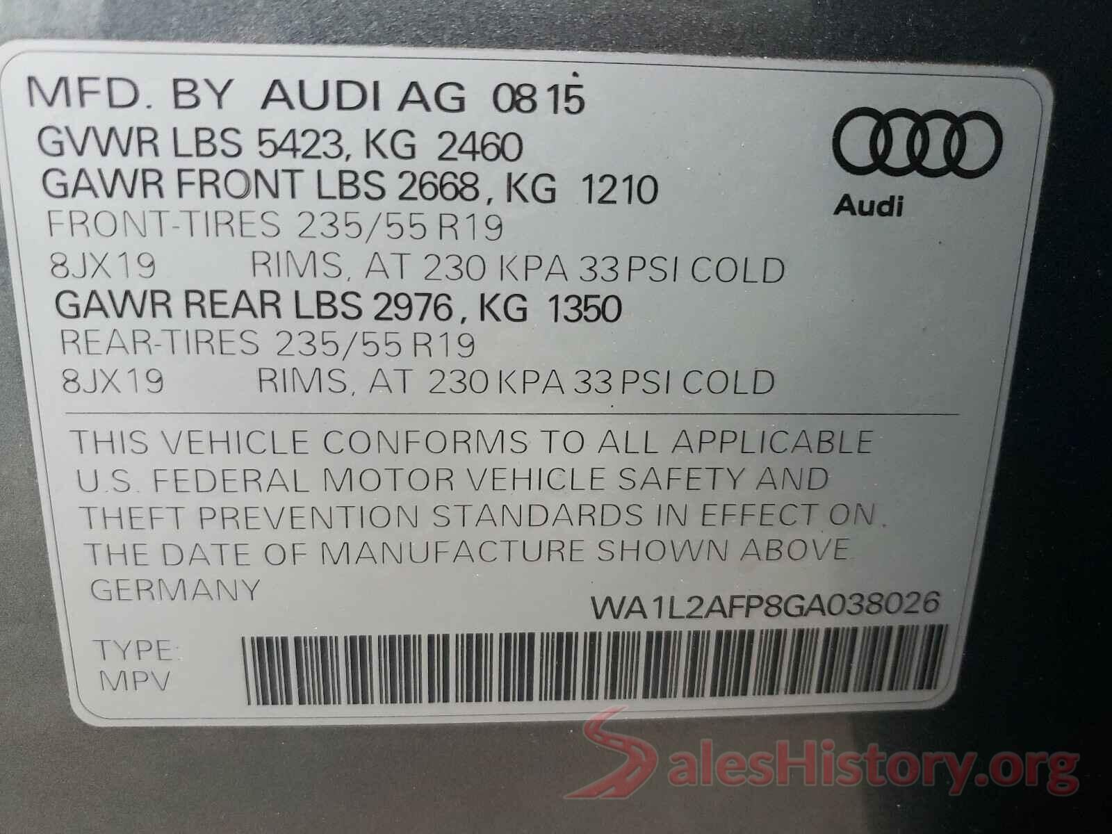 WA1L2AFP8GA038026 2016 AUDI Q5