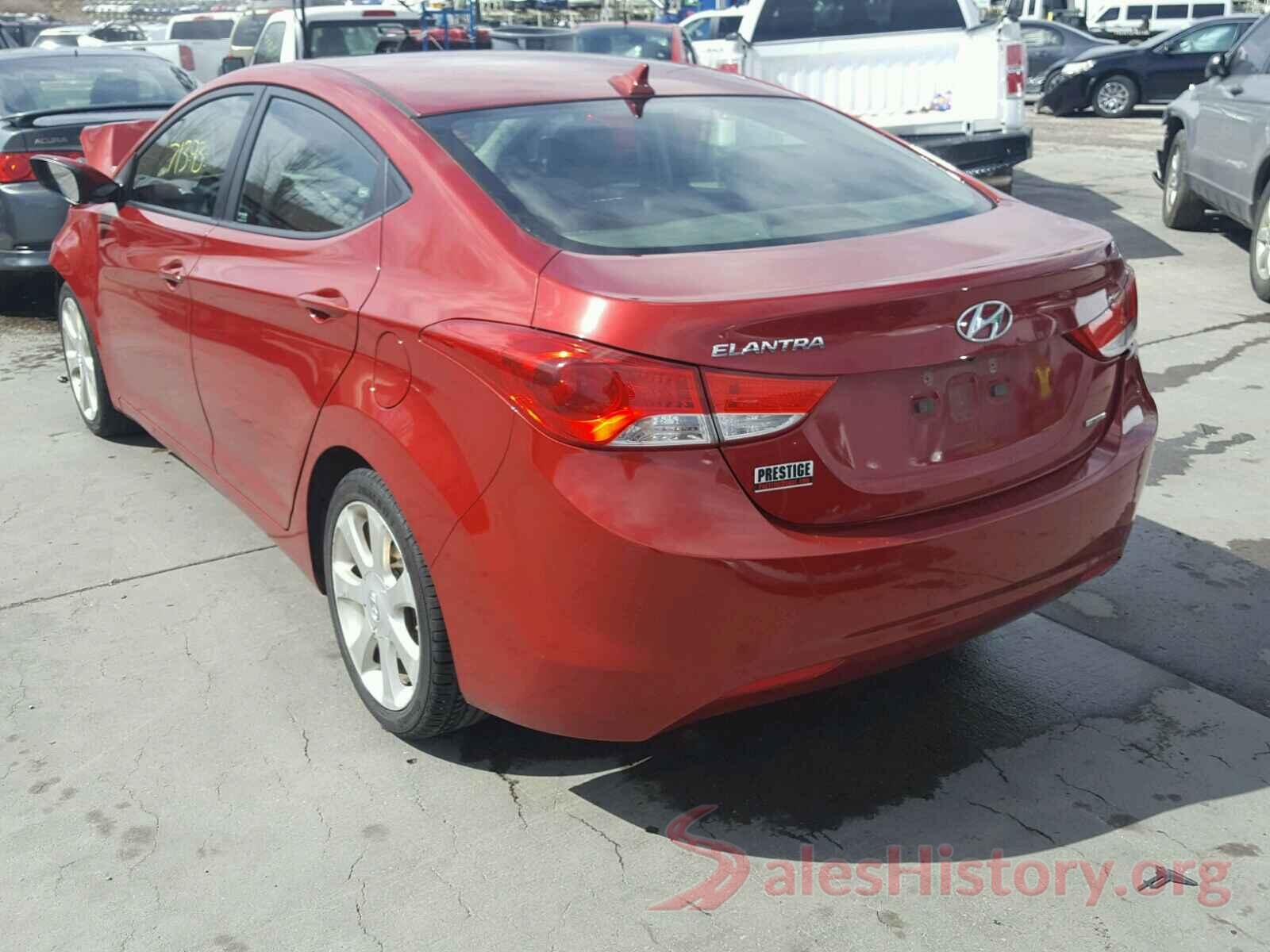 3MYDLBYV2HY164650 2011 HYUNDAI ELANTRA