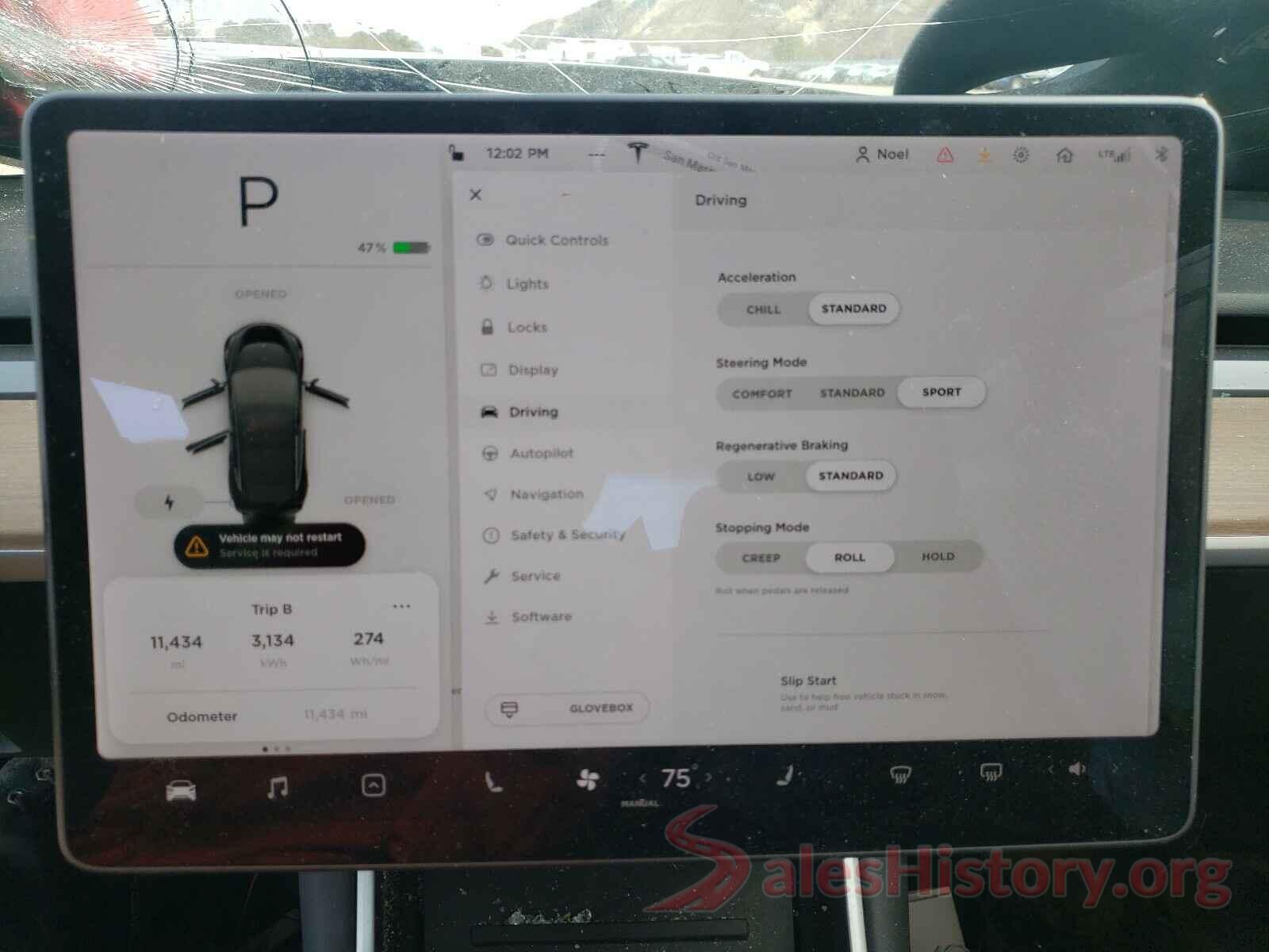 5YJ3E1EA9JF057807 2018 TESLA MODEL 3