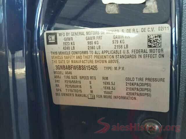 KNDJN2A20G7361506 2011 CHEVROLET HHR