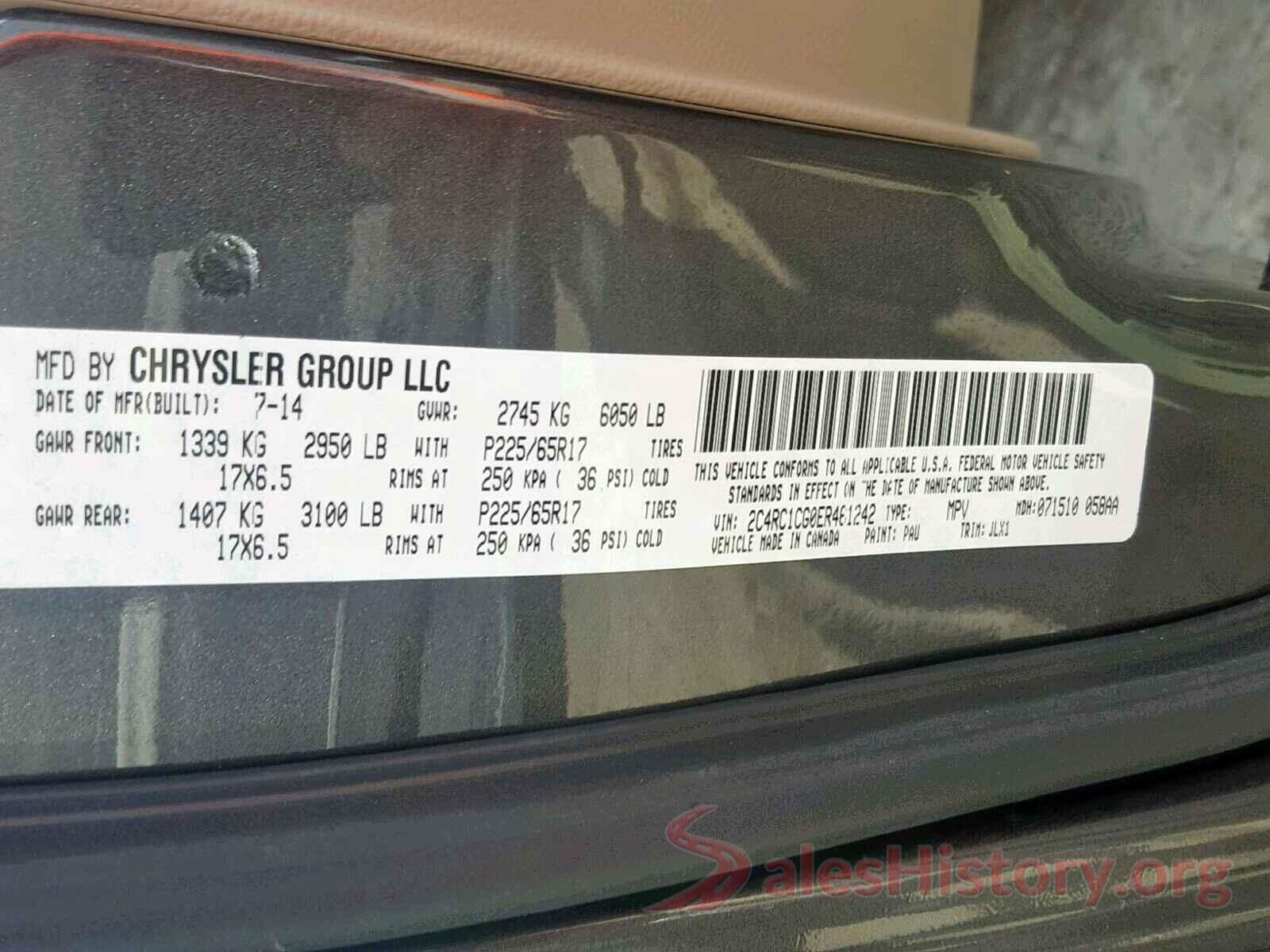 4T1B11HK3KU848138 2014 CHRYSLER TOWN & COU