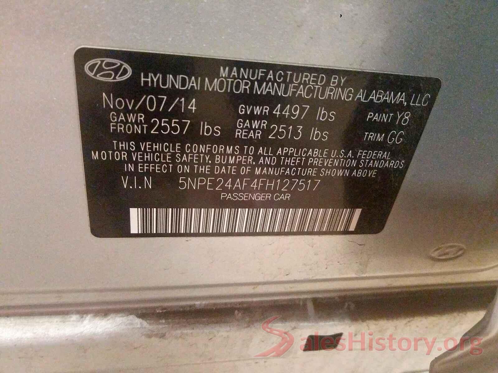 3N1AB7AP2HY393913 2015 HYUNDAI SONATA