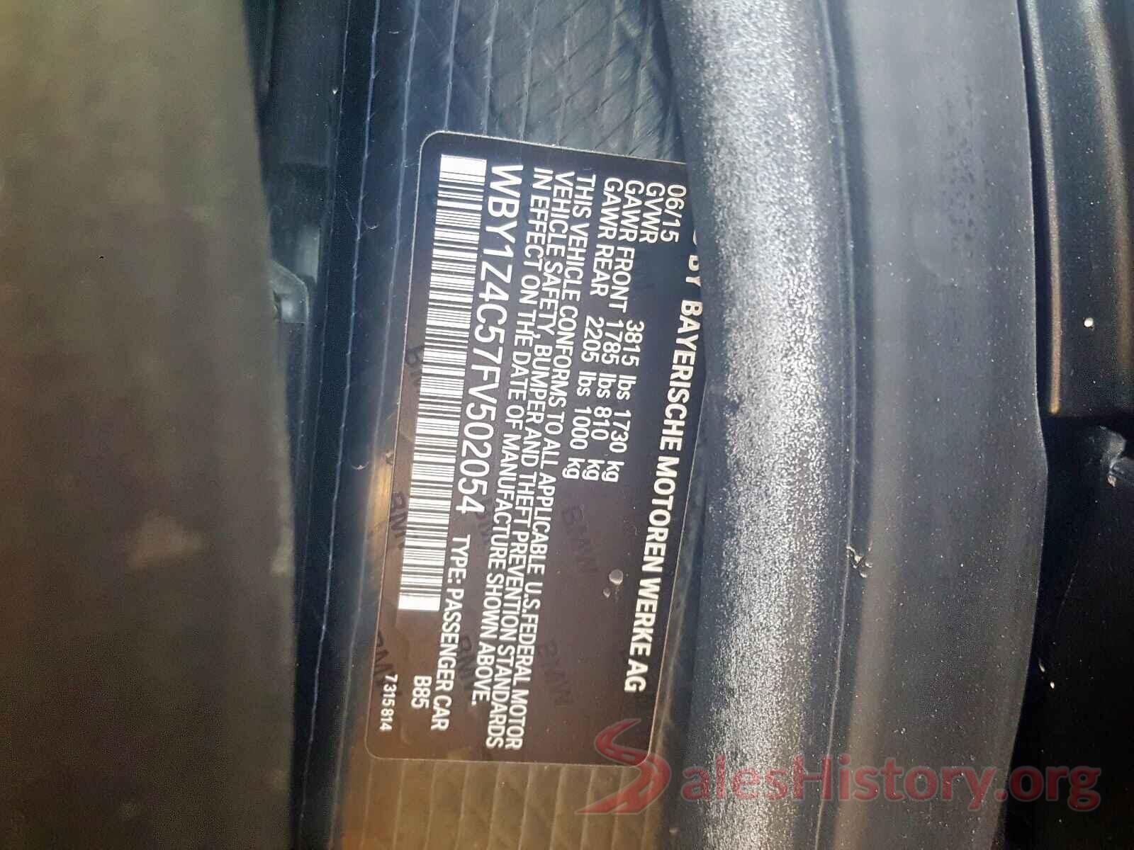 3N1CN7AP5KL870869 2015 BMW I SERIES