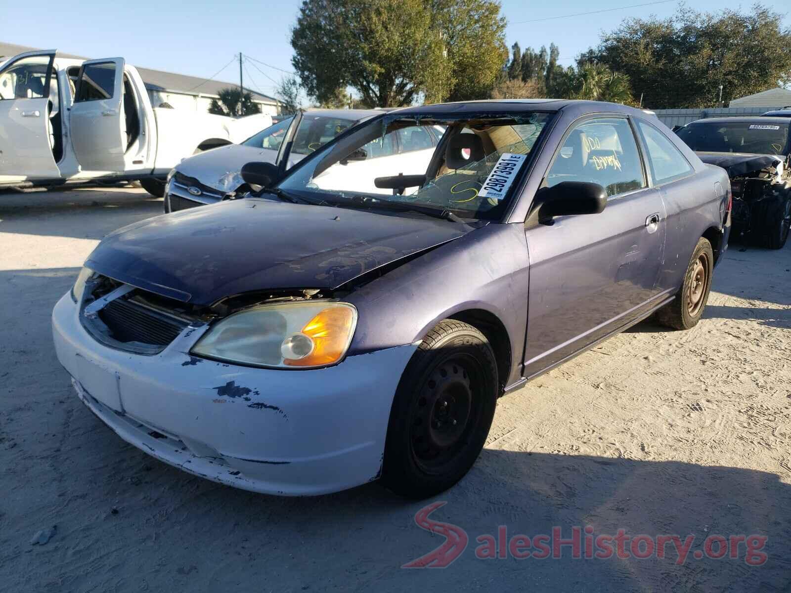 5NPE24AF9GH356678 2001 HONDA CIVIC