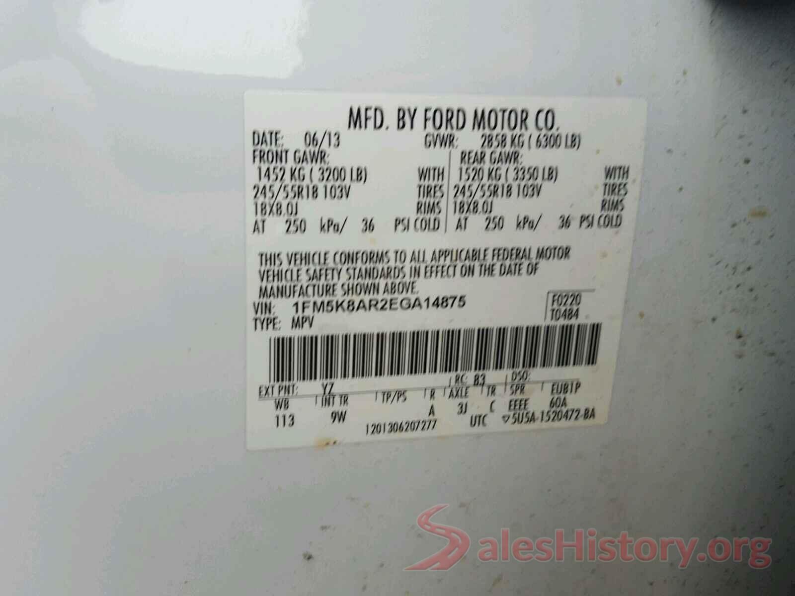 4T1B11HK4KU274987 2014 FORD EXPLORER