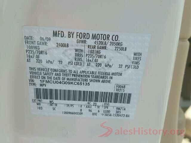 1FTFX1E46LKD29608 2009 FORD ESCAPE