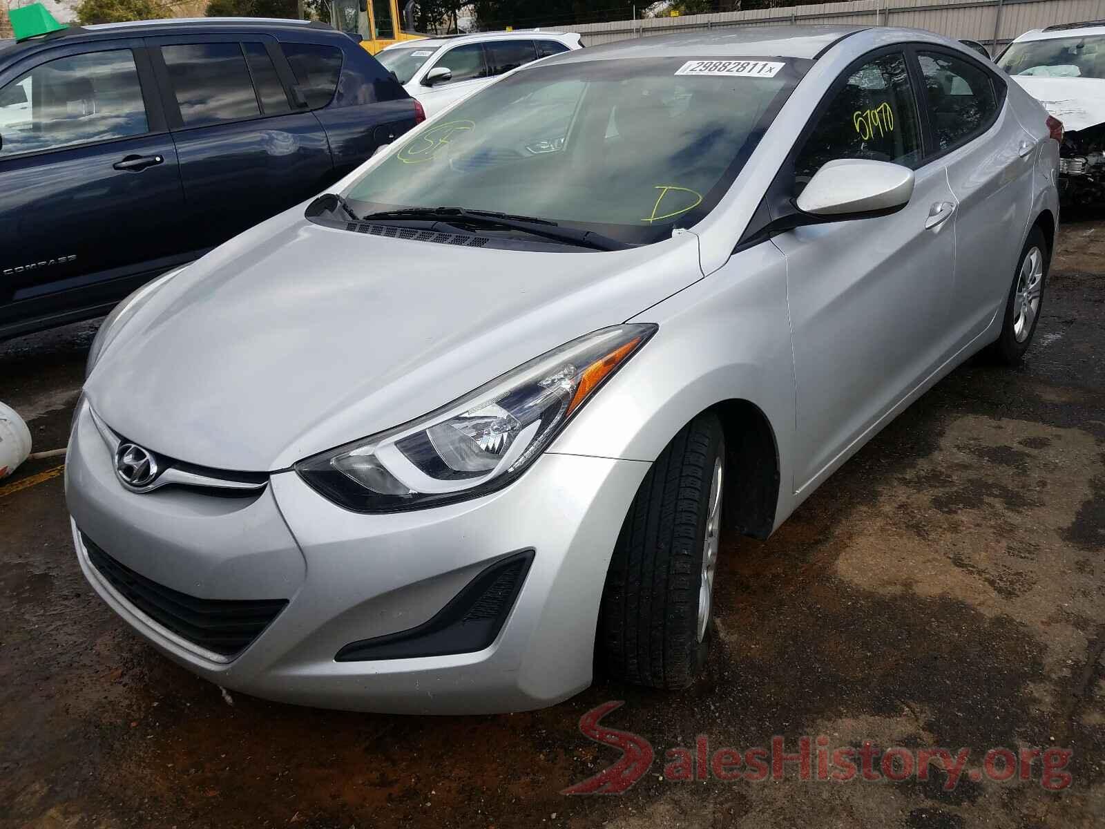 5NPDH4AE6GH753993 2016 HYUNDAI ELANTRA