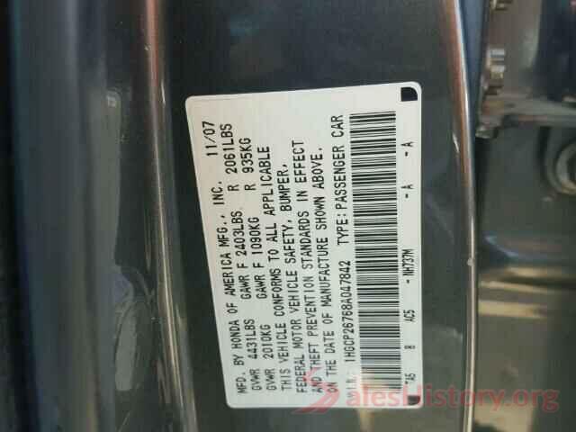 1N4AL3AP9JC237245 2008 HONDA ACCORD