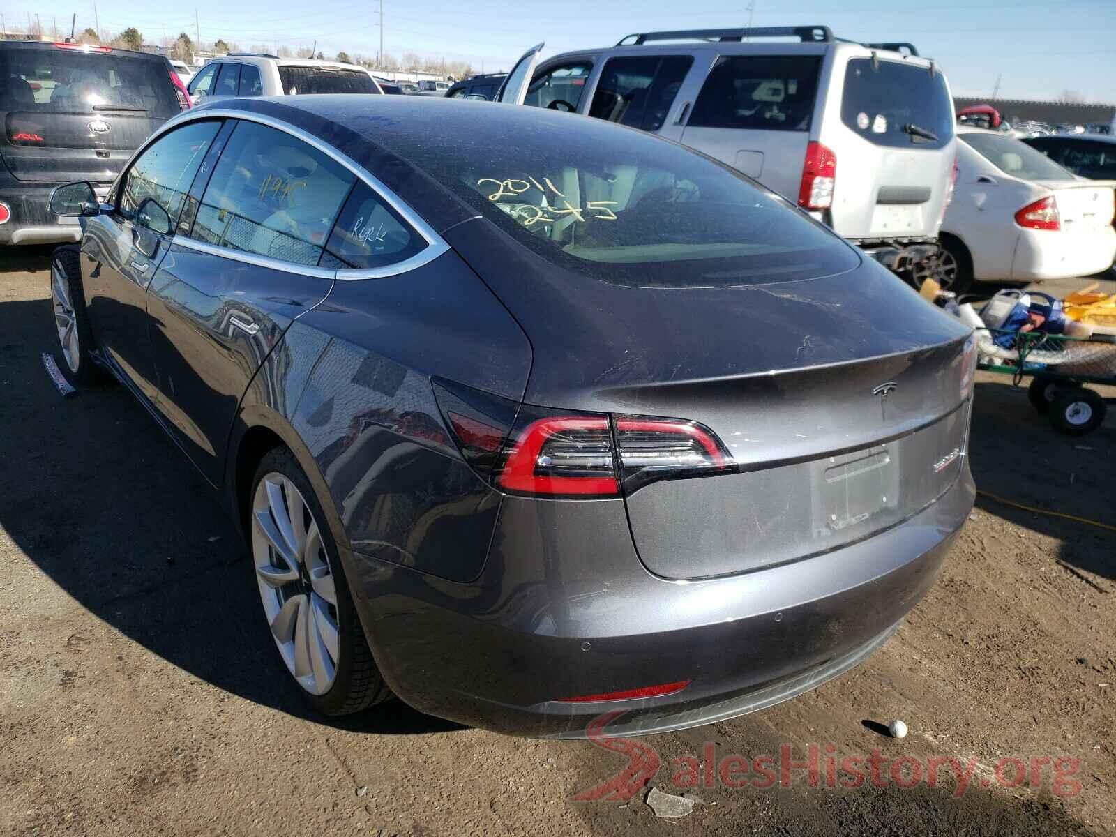 5YJ3E1EBXJF081770 2018 TESLA MODEL 3