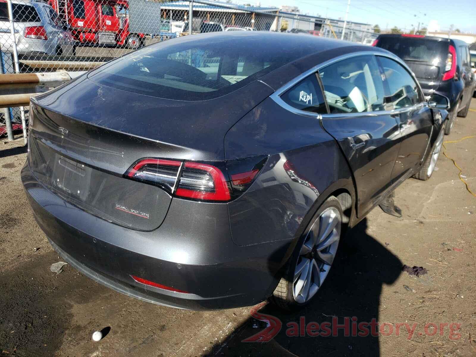 5YJ3E1EBXJF081770 2018 TESLA MODEL 3