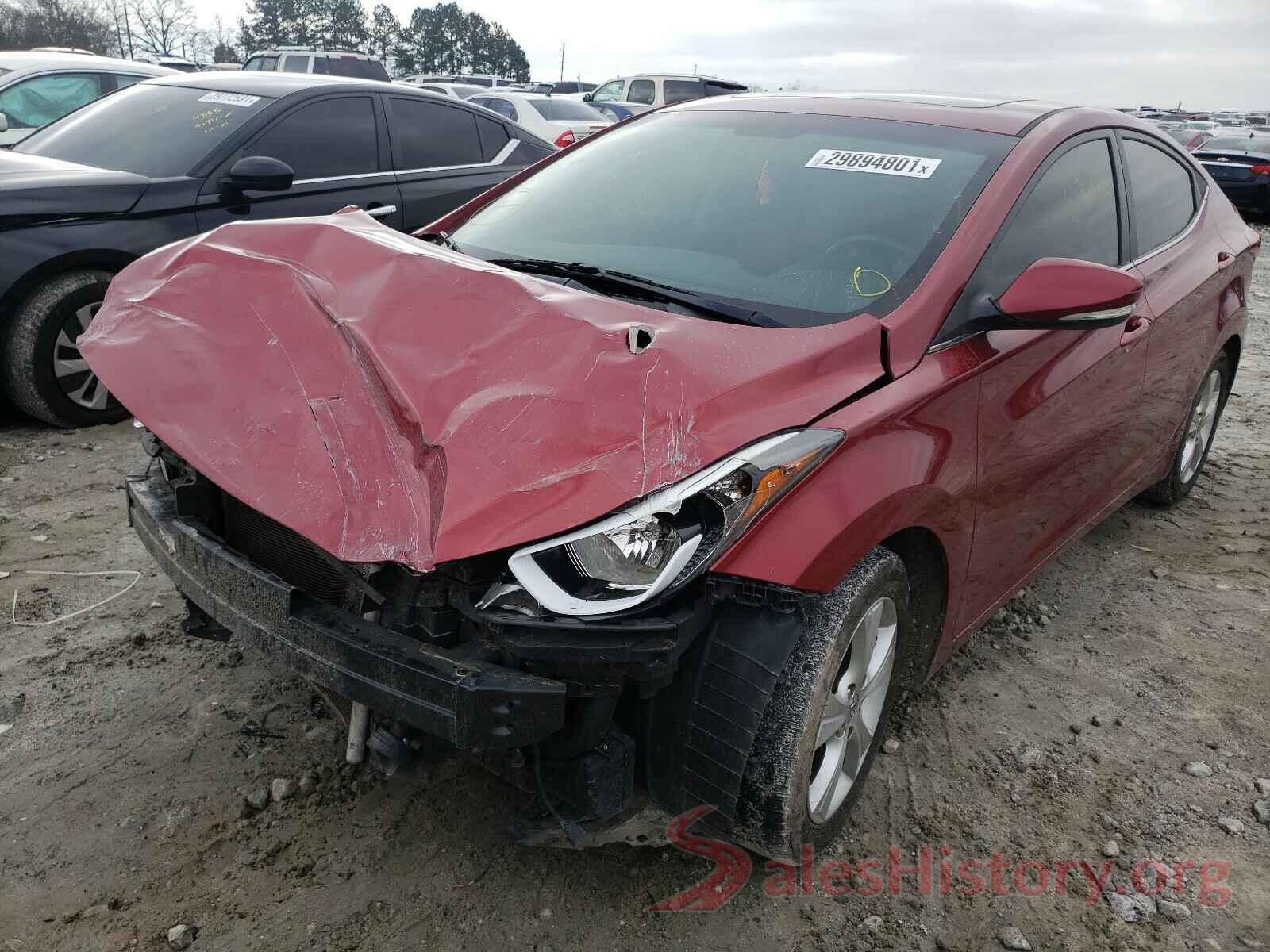 5NPDH4AE8GH736595 2016 HYUNDAI ELANTRA