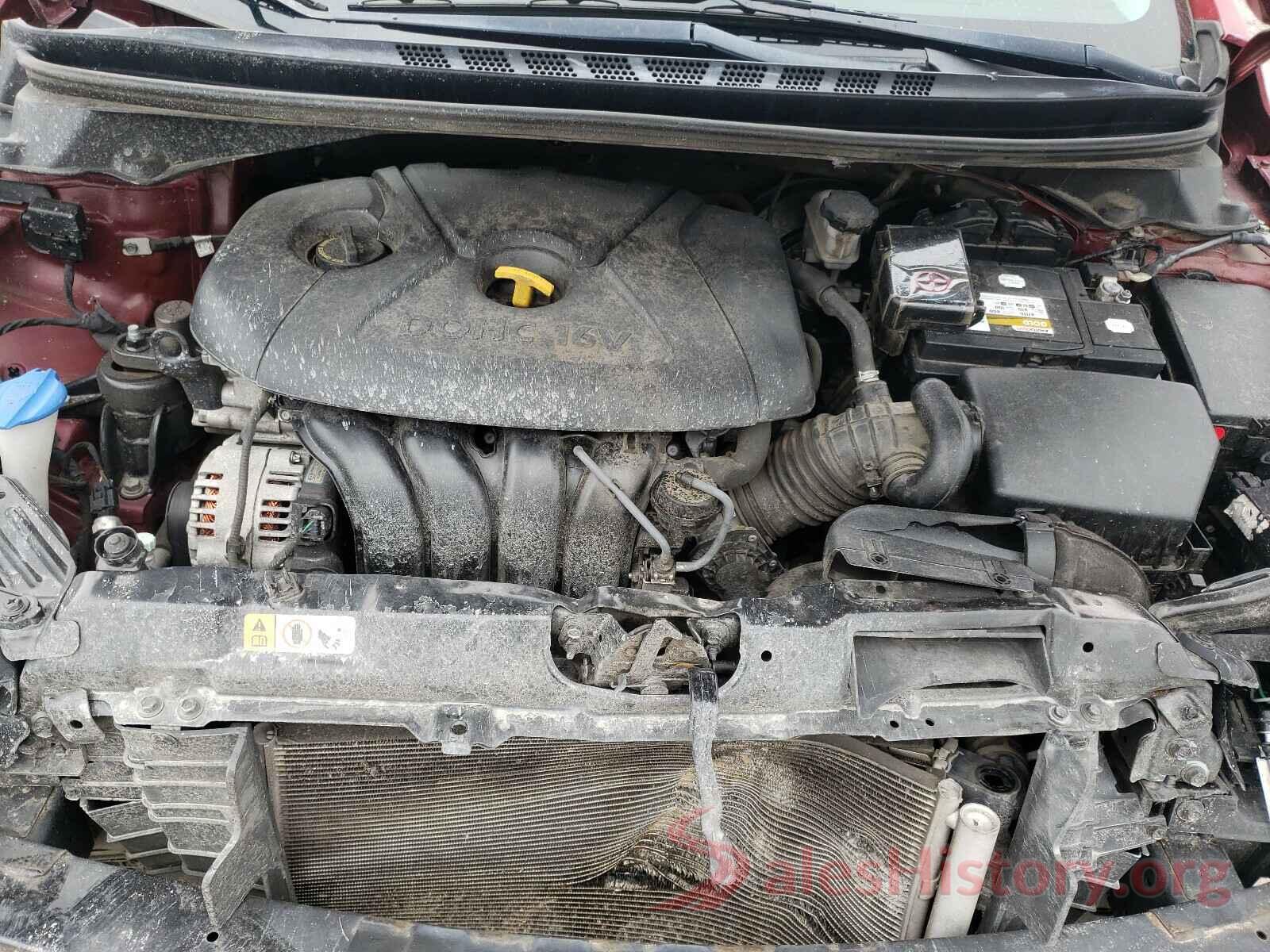 5NPDH4AE8GH736595 2016 HYUNDAI ELANTRA