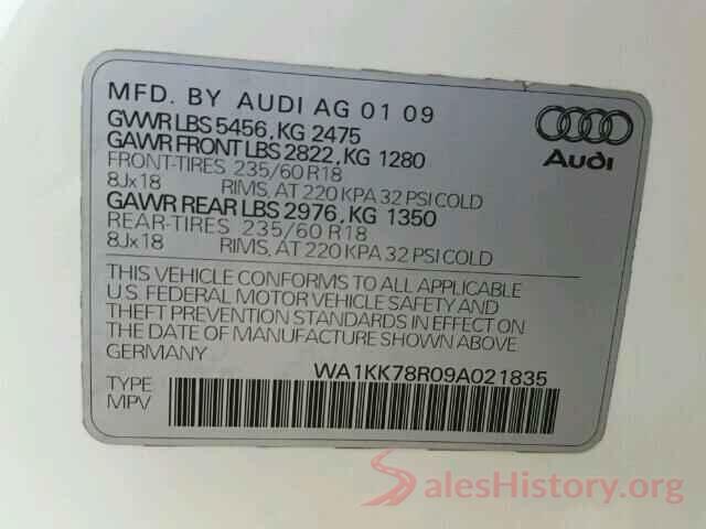 5YFBURHEXGP530929 2009 AUDI Q5