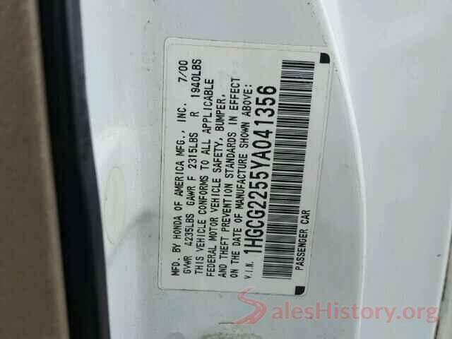 JTDKBRFU8G3513541 2000 HONDA ACCORD