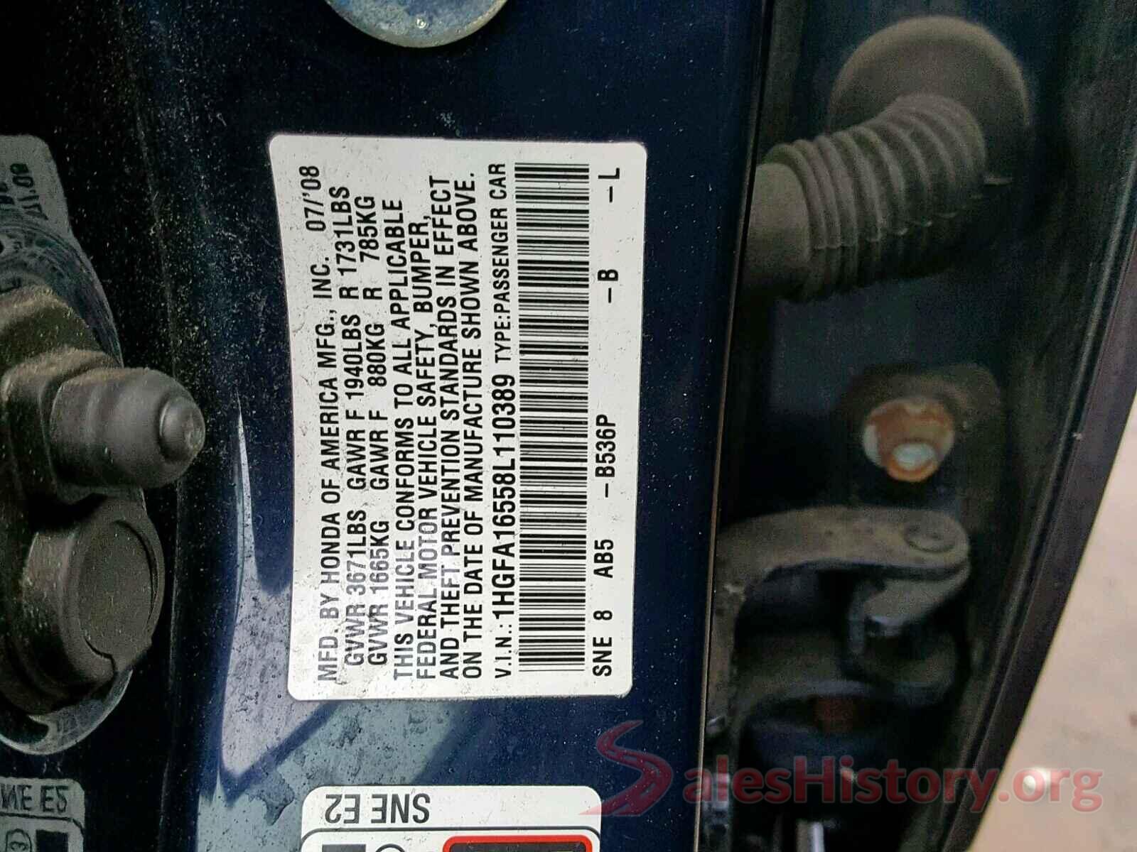 3MZBM1U72GM317017 2008 HONDA CIVIC LX