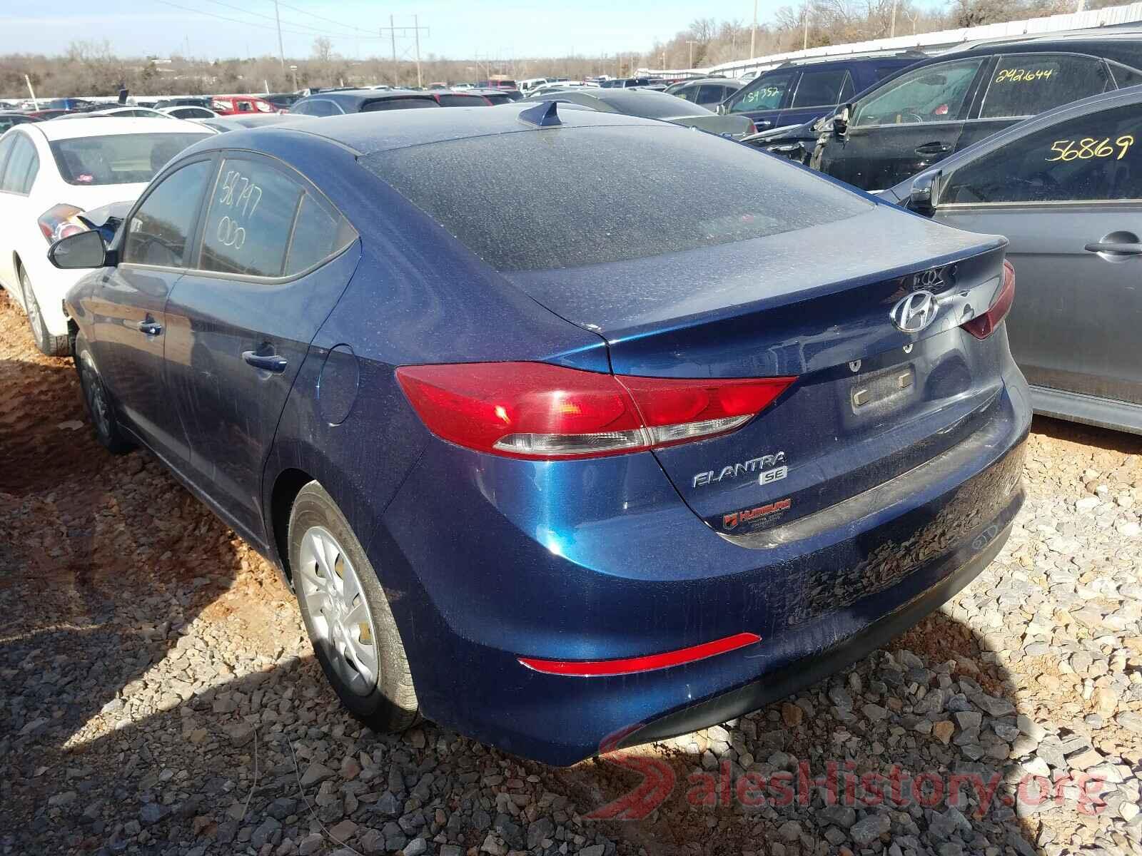 3N6CM0KN9KK695355 2017 HYUNDAI ELANTRA