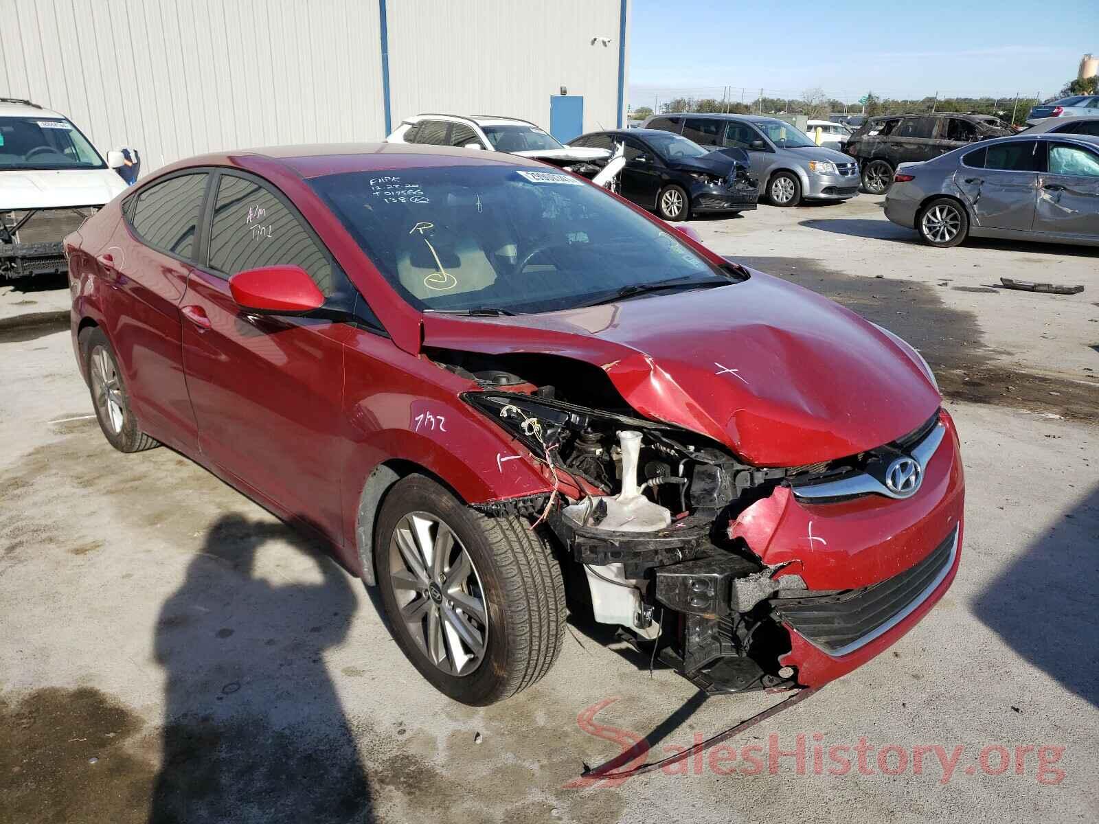 KMHDH4AE8GU637132 2016 HYUNDAI ELANTRA