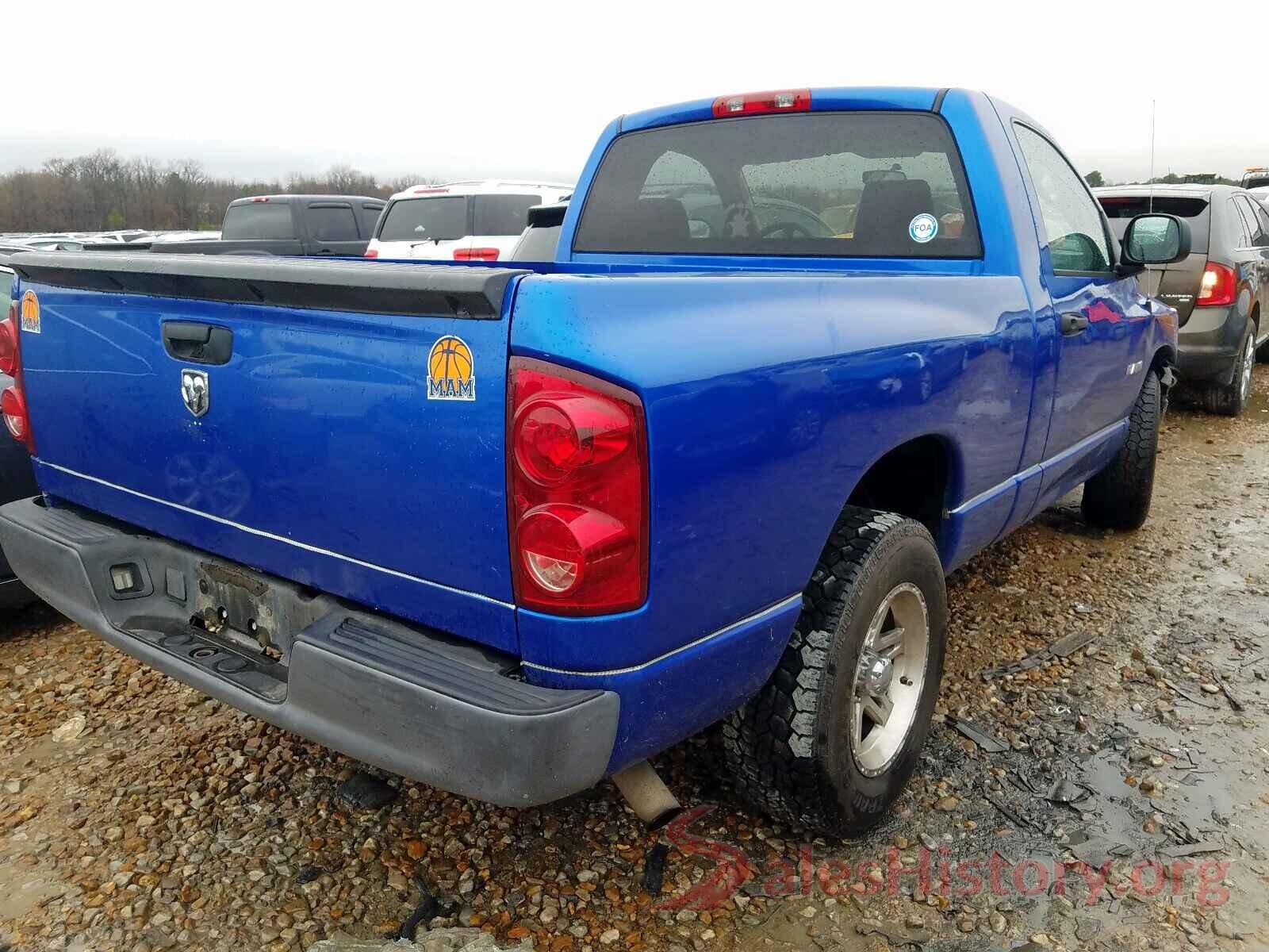 3FA6P0H72LR139273 2008 DODGE RAM 1500