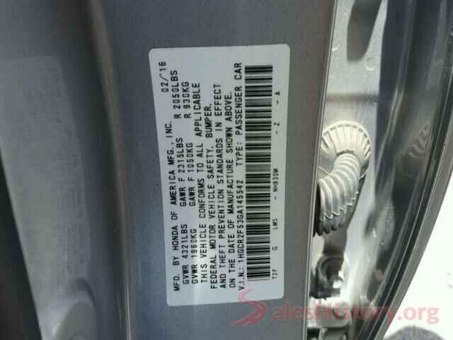 KNDJN2A25G7865212 2016 HONDA ACCORD