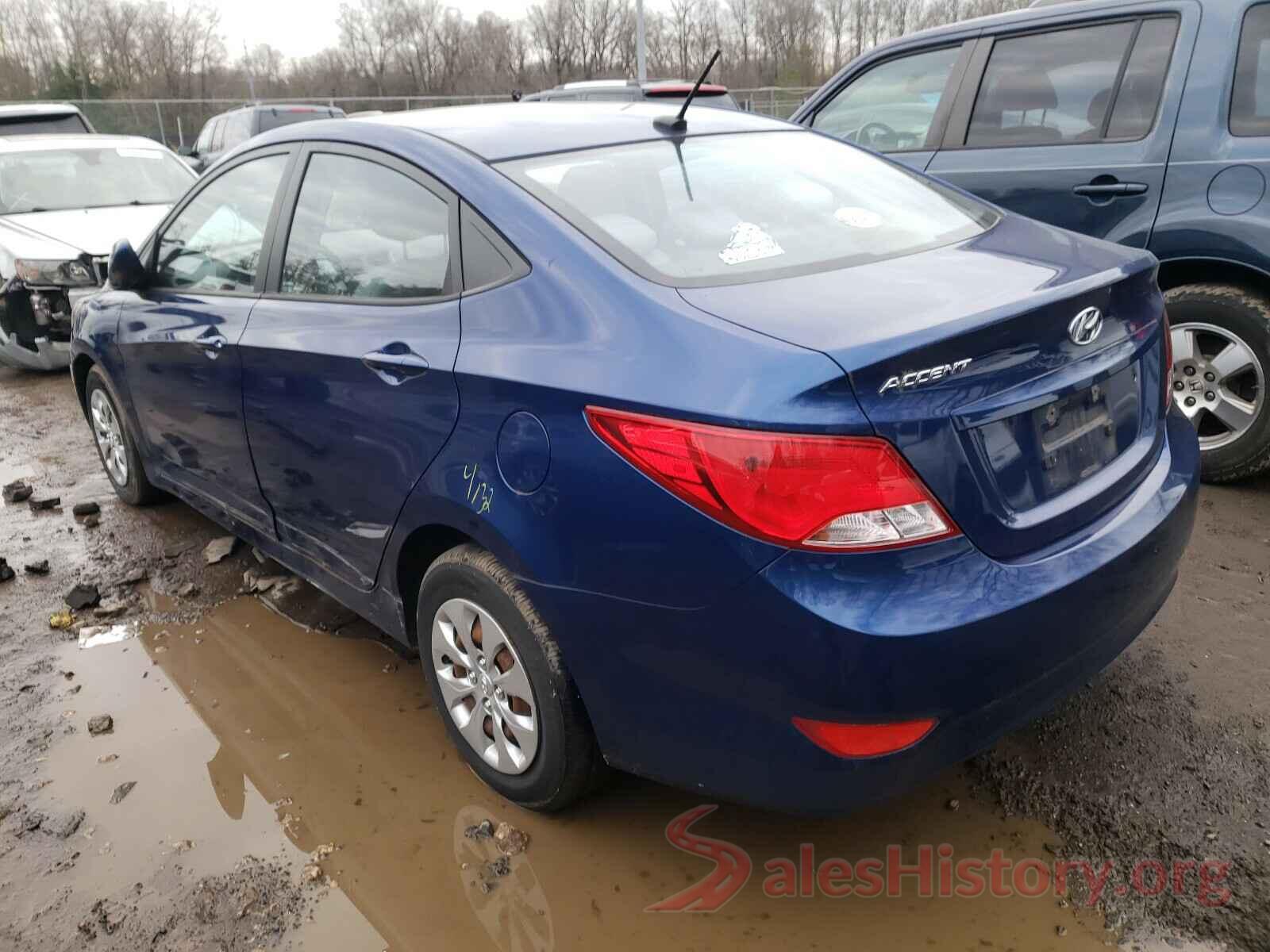 KMHCT4AEXGU972791 2016 HYUNDAI ACCENT